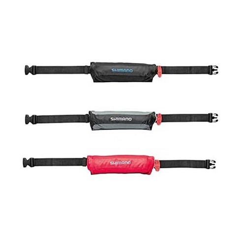 2023년 가성비 최고 시마노구명조끼 - 시마노 낚시 팽창식 허리벨트 웨스트구명복 선상조끼 VF-053U, 그레이