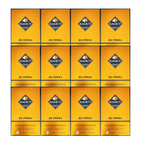 골드 카무트효소 1개월분 (3g x 30포), 30포, 90g, 12개
