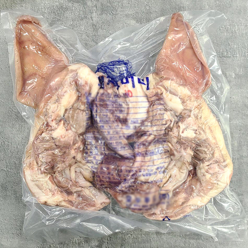 도드림) 국내산 삶은 돼지머리고기 한마리분 2.5kg(업소용 가정용 머릿고기 순대국 돼지국밥 대용량 재료), 2500g, 1개