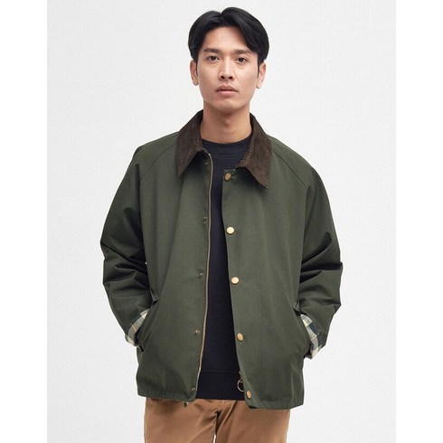 바버 Barbour 남성 카키 OS Transport 트랜스포트 리버시블 캐주얼 자켓 140116