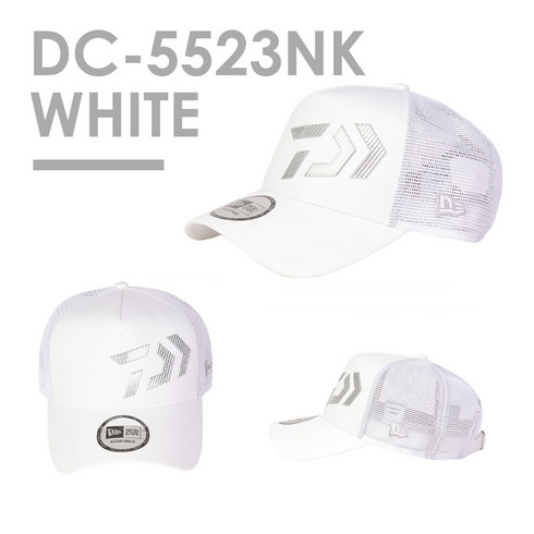 뉴에라메쉬캡 - 다이와 매쉬 캡 뉴에라 콜라보캡 스냅백 DC-5523NK 낚시모자, 화이트