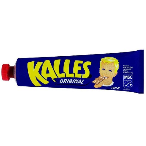 KALLES 칼데스 훈제 대구알 스프레드 튜브 300g COD 코드 스웨덴 만능소스 샐러드 핑거푸드