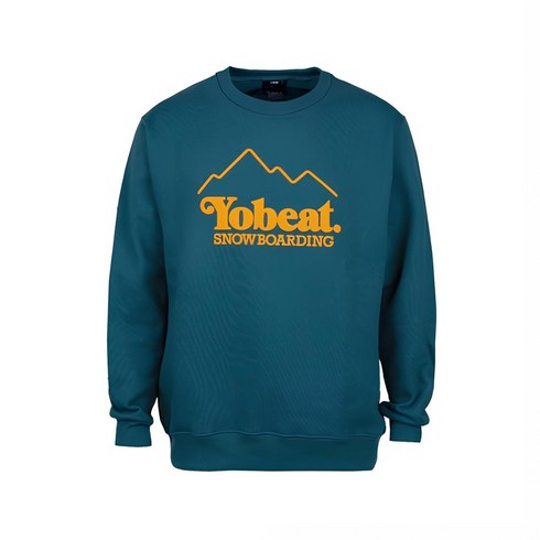 2023년 가성비 최고 요비트 - 요비트 YOBEAT LOGO CREWNECK FOREST 스노우보드 크루넥 티셔츠 스웻 셔츠 맨투맨