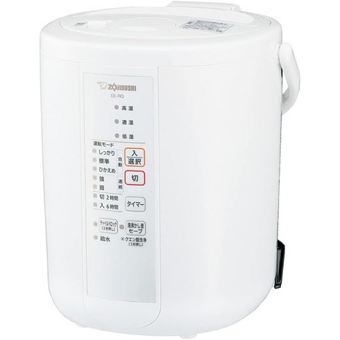 ZOJIRUSHI 조지루시 코끼리 3.0 L 가열식 스팀식 가습기 EE-RQ50-WA, 옵션1