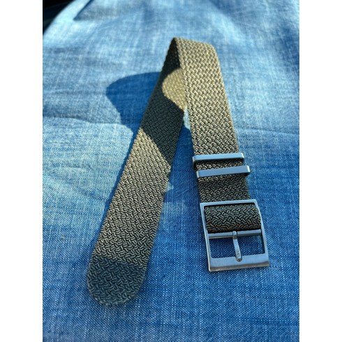 Perlon Watch Strap  - WISCAS세트 손목시계 - Perlon Melange 스트랩
