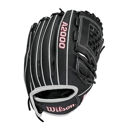 WILSON Sporting Goods A2000 패스트피치 퍼스트 베이스 슈퍼스킨 포함 - 왼손 투구 31.8cm12.5인치 그레이 라지 WBW100220125, 오른손 투구