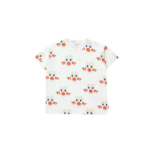 [타이니코튼] 24SS 키즈 오가닉 반팔티셔츠 CLOWNS TEE SS24-013