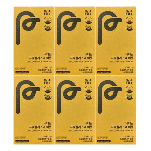 닥터필 필름형 프로폴리스이뮨 228mg x 30개입 x 6개, 30매