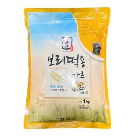 넛츠베리 참식품 보리떡용가루, 1kg, 1개