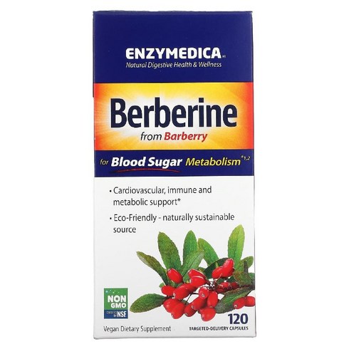 엔자이메디카 베르베린 120정 1통 Enzymedica Berberine