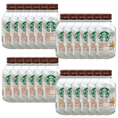 스타벅스 브렉퍼스트 블렌드 블랙 커피, 275ml, 24개