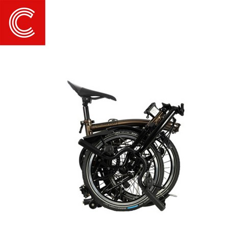 2023년 가성비 최고 브롬톤자전거 - 브롬톤 C라인 6단 블랙에디션 블랙라커 SMH바 브롬톤자전거 22년식, 구매자 부담_M6LD허브다이나모