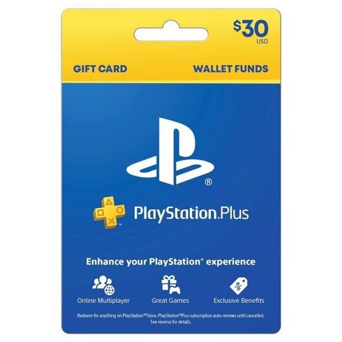 PlayStation Sony Store(플러스 브랜드) 기프트 카드, 30_Standard