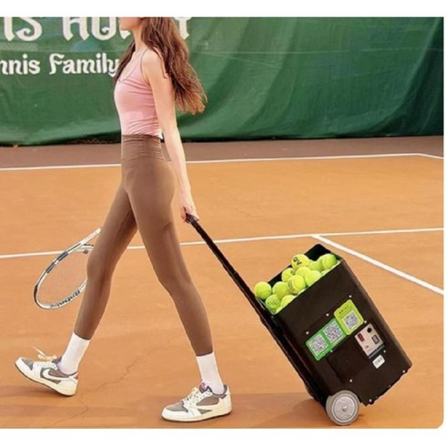 테니스볼머신 - 테니스 볼머신 포구기 연습기 리턴볼 훈련 자동 서브 기계, A. 기본, 1개