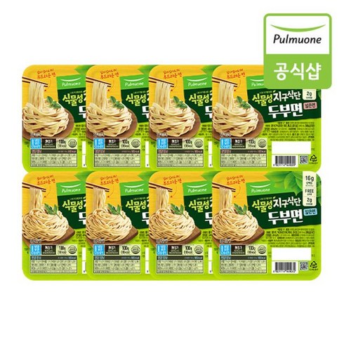 풀무원 두부면 - 풀무원 식물성지구식단 두부면 8팩(얇은면/넓은면), 01. 얇은두부면 100gx8팩