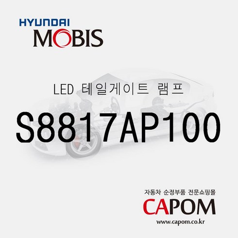 LED 테일게이트 램프 (S8817AP100) 더 뉴 팰리세이드, 1개