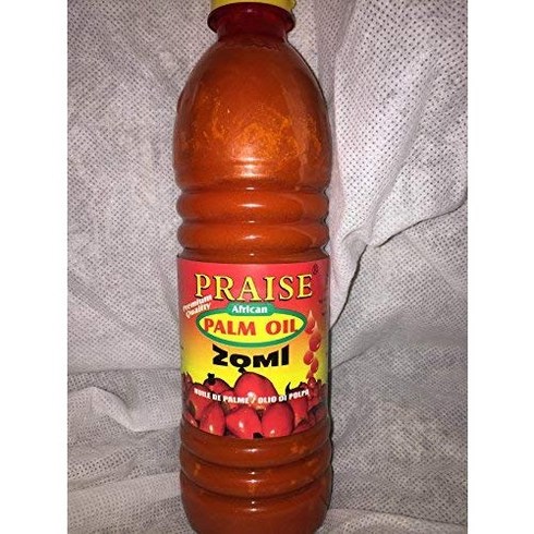 레드팜오일 - Praise Red Palm Oil 16 Oz / 500 ml - Zomi 찬양 레드 팜 오일 16 온스 / 500 ml - 조미, 1개, 0.5l