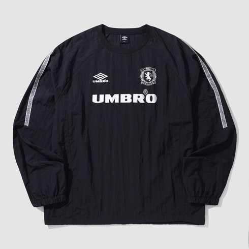 [국내백화점판/AS가능] UMBRO 엄브로 UK 헤리티지 우븐 피스테 긴팔 (블랙)