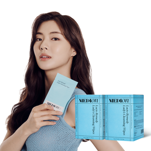 메디온 락토리메디 휴대용 레이디스 청결 티슈, 30매, 6g