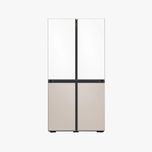 rf85db90f1ap - 코샤 24년형 삼성전자 비스포크 874L 냉장고 RF85DB90F1AP 1등급 UV탈취, 상단 에센셀 화이트 하단 에센셜 베이지