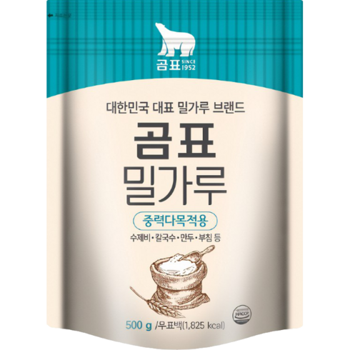 곰표밀가루 - 곰표 밀가루, 500g, 40개