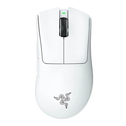 레이저 DeathAdder V3 Pro 무선 마우스, RZ01-04630200-R3A1/화이트, 화이트