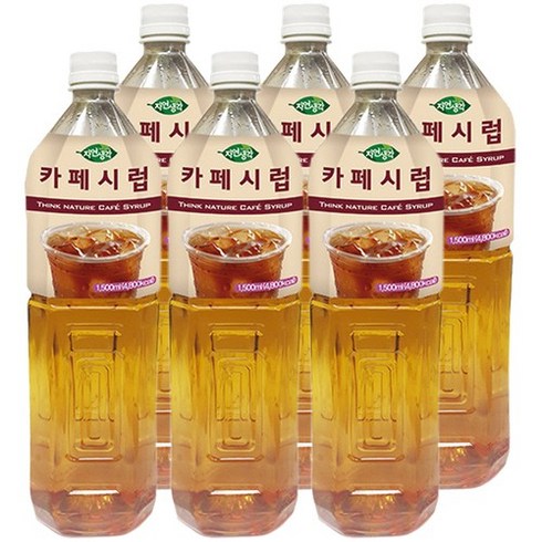 희창 카페시럽 1.5L x 6개, 상세페이지 참조