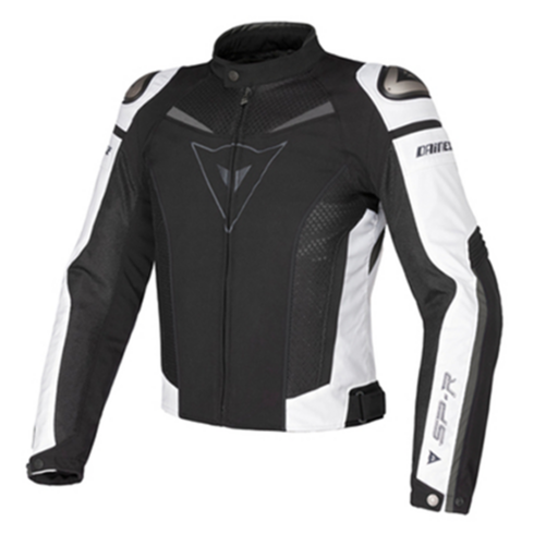 다이네즈 오토바이 메쉬 라이더 봄여름 자켓 티탄 낙상 방지 (보호구 5개+방풍내피), 검+흰