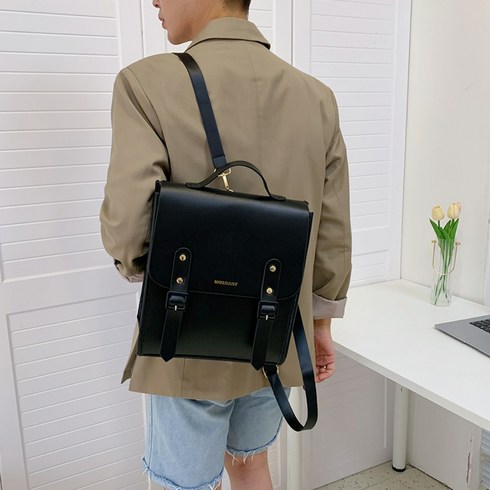 가죽공예키트 가죽공예 백팩 배낭 가방만들기 DIY 키트 수제 핸드메이드 재료 패키지 세트 블랙 블랙 재료 꾸러미