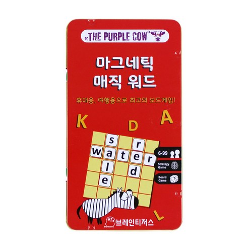 [브레인티저스] 마그네틱 매직워드 / 6세이상 2~4인/ 휴대용보드게임