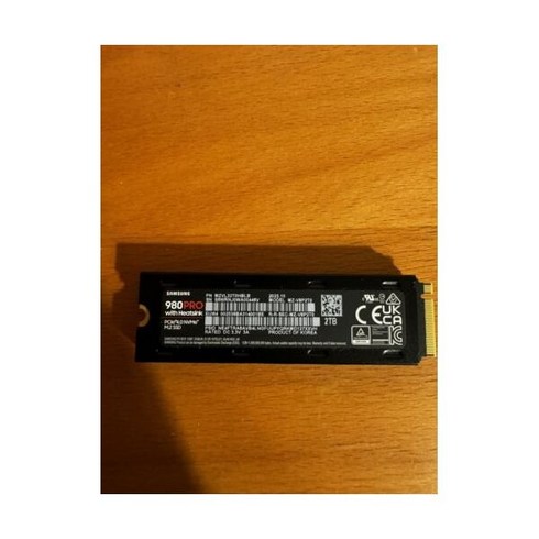 Samsung 삼성 980 PRO 2TB NVMe Internal SSD 솔리드 스테이트 드라이브[세금포함] [정품] with Heat싱크대 sink [세금포함] - 블랙 (MZ-