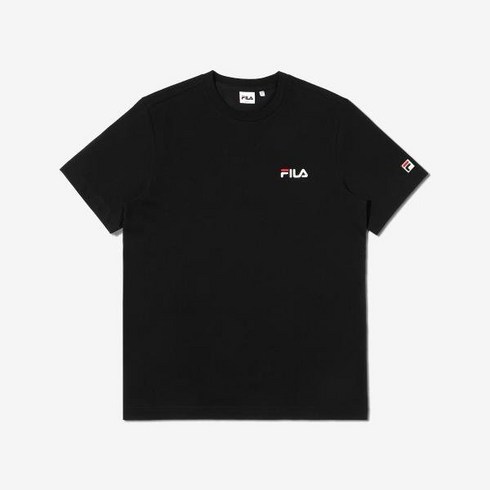 [FILA] 스몰 리니어 반팔 티셔츠_FS2RSE2111X_BLK