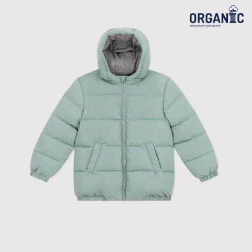 PETIT BATEAU 남아 키즈 솔리드 후디드 푸퍼 자켓