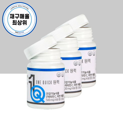 ONEQUICK 원퀵 500mg, 60정, 3개