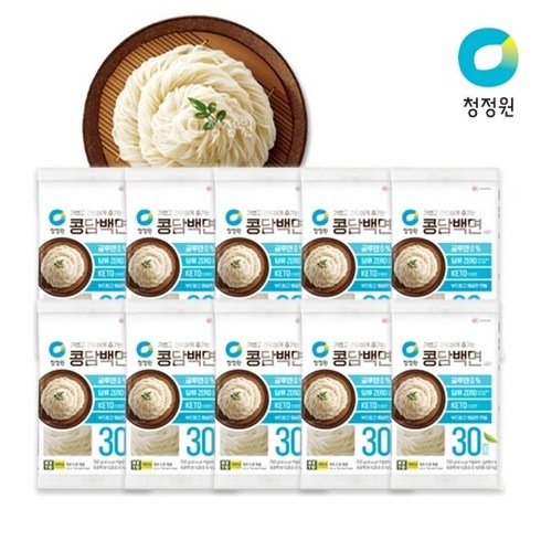 청정원 콩담백면 사리150g x 10개, 단품