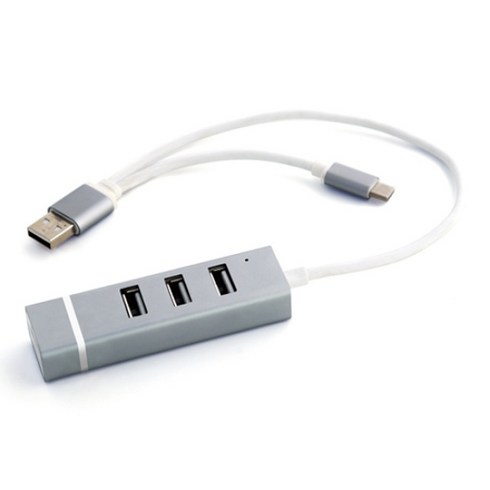 (EzNet 이지넷 NEXT-506OTG (USB2.0허브/4포트/무전원) (실버 포트/실버/이지넷/무전원/허브