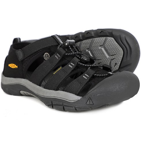 [킨] [정품] KEEN 뉴포트 H2 샌들 블랙 옐로우 빅키즈 여성 (1022838)