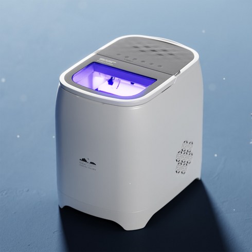 [제로웰] 24년형 IoT 독도꽁꽁 올세척 제빙기 국내최초 2도어 적용 UV살균, 베이지