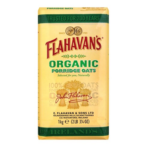 플라하반 포리지 오트 유기농 시리얼, 1kg, 1개