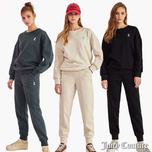 (쥬시꾸뛰르) JUICY COUTURE 23FW 패딩베스트 기모셋업 3종