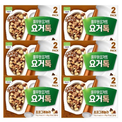 풀무원 요거톡 초코그래놀라 130g, 12개