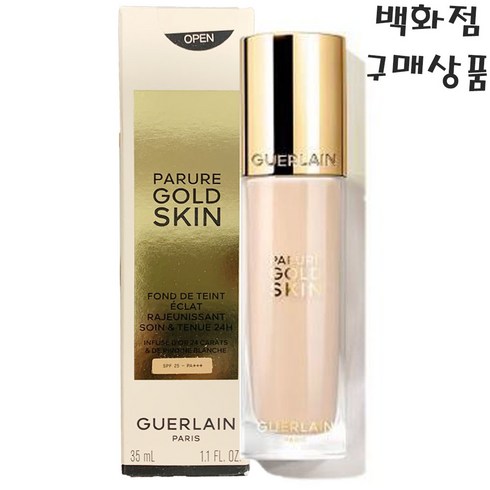 겔랑빠뤼르 골드 스킨 파운데이션35ml-매트/글로우(건강한광채피부24K골드파운데이션), 글로우-0N, 35ml, 1개