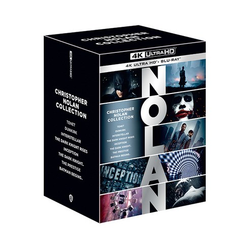 놀란컬렉션 - [Blu-Ray] 크리스토퍼 놀란 8 무비컬렉션 4K UHD+BD [슬립케이스] [CHRISTOPHER NOLAN COLLECTION]