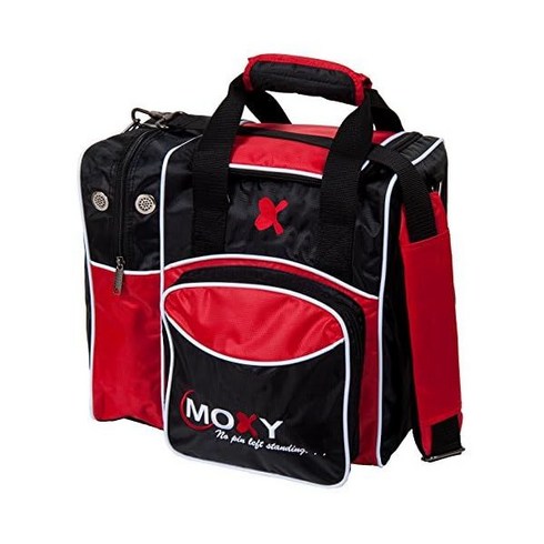 Moxy 디럭스 싱글 토트 볼링백 Bowling Products, Red/Black