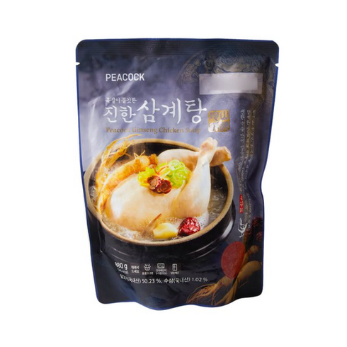 피코크 진한삼계탕 880g x 2개입 아이스박스포장, 2개