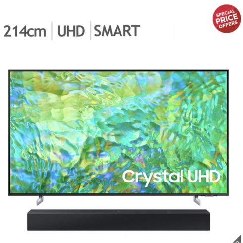 2023년 가성비 최고 KU85UC8000FXKR - 삼성 UHD 85 TV KU85UC8000FXKR 214cm (85) + C400 (무료배송+설치), 벽걸이형, 214cm(85인치)