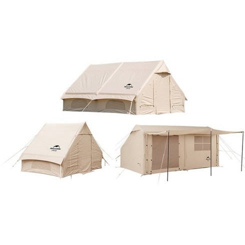 2023년 가성비 최고 네이처하이크12y - 【해외직구】 네이처하이크 22년형 감성에어텐트 Air 6.3/Air 12 /Air 12 Y 신형구형중 랜덤발송, Air 6.3 퀵샌드골드 NH20ZP009