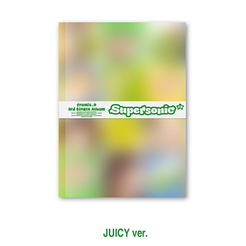 슈퍼소닉앨범 - [Fromis 9] 프로미스나인 프미나 3집 슈퍼소닉 주시 그린 3rd album supersonic [Juicy green]