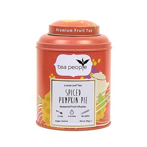 Tea People 티피플 향신료 호박파이 - 125g 깡통캐디, 1개, 1개