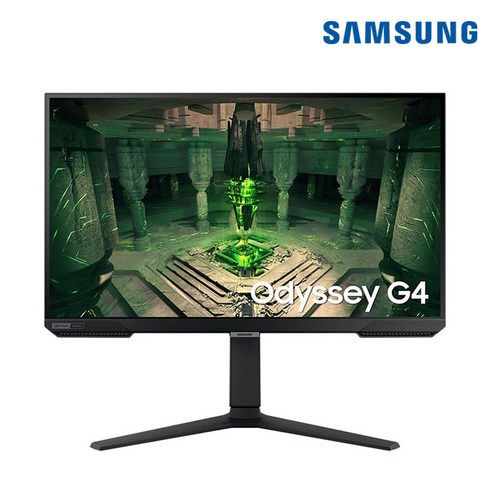 삼성전자 오디세이 G4 S25BG400 25인치 게이밍 모니터 IPS 프리싱크 지싱크 240Hz 1ms HDR10 피봇, LS25BG400EKXKR